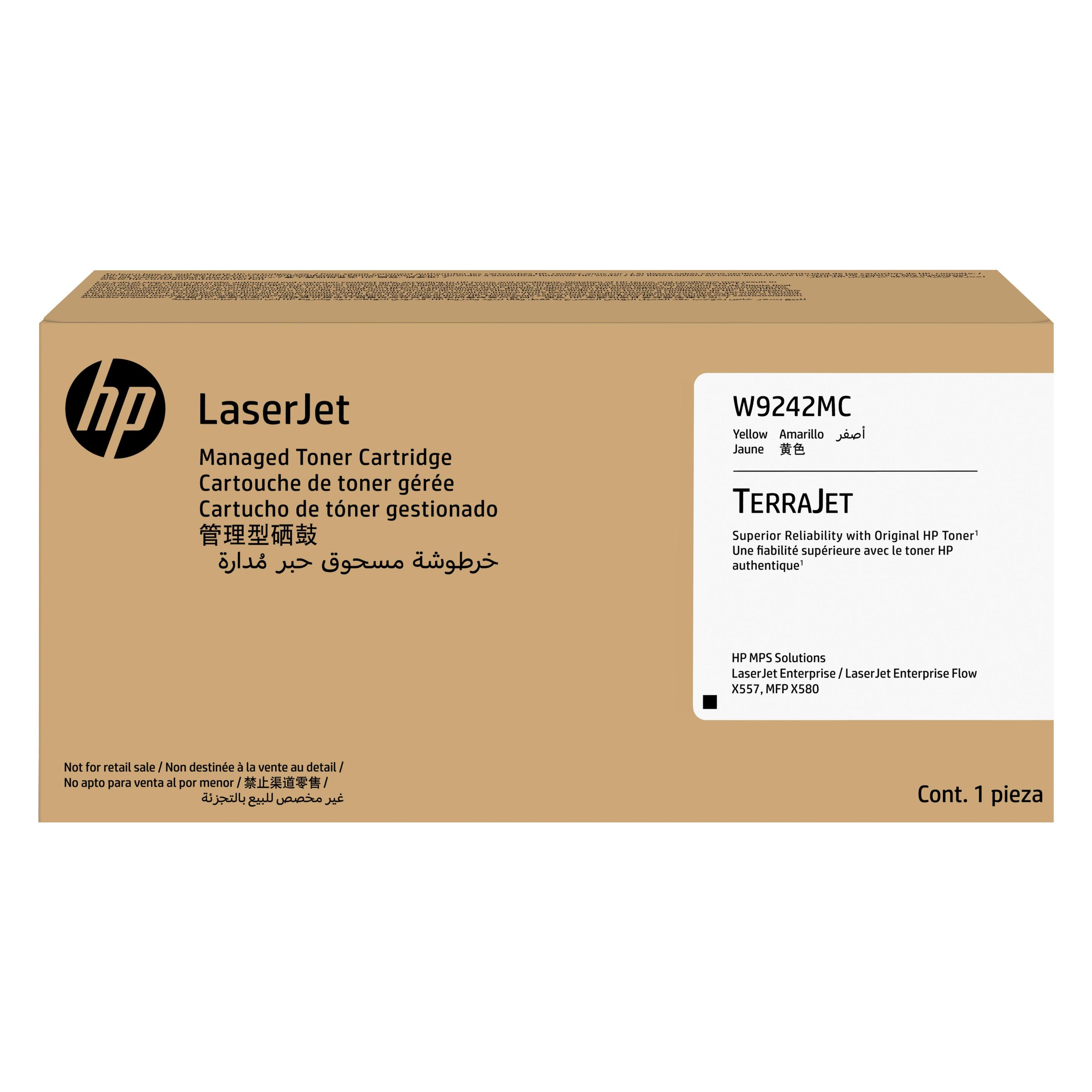 HP W9242MC Yellow Managed Original LaserJet Toner Cartridge (Y) (W9242MC)