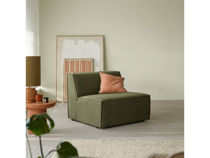 Modulsessel mit grünem Stoffbezug Dario - Grün - Fabric