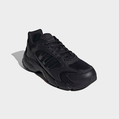 Sneaker ADIDAS SPORTSWEAR "CRAZYCHAOS 2000", Herren, Gr. 42,5, schwarz (core schwarz, core schwarz, core schwarz), Synthetik, Textil, Schuhe Sneaker, inspiriert vom Design des adistar control