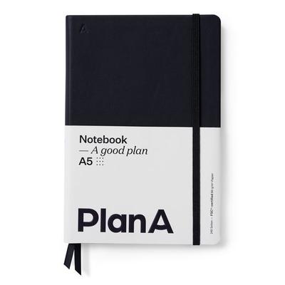 Notizbuch A5 Hardcover Punktiert Midnight Black, Gebundene Ausgabe von , Bücher.de