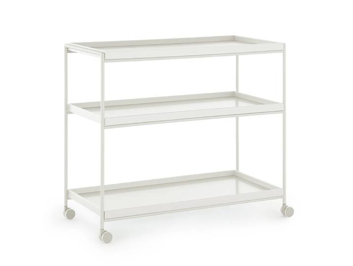 Kartell TRAYS Servierwagen matt lackiert 80x40 cm