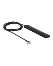 Delock LTE Band 1 10 / 12 20 / 23 / 25 30 / 33 41 / 44 Antenne Innenbereich LTE/GSM/UMTS/WLAN 2,4 GHz/Bluetooth/ZigBee/Z-Wave 3 dBi ungerichtet Schwarz (12479)