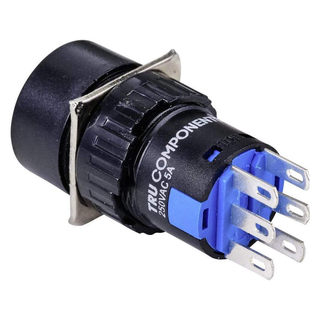 Tru Components Schlüsselschalter 16 mm 1 NO 2 NC (TC-9219060)