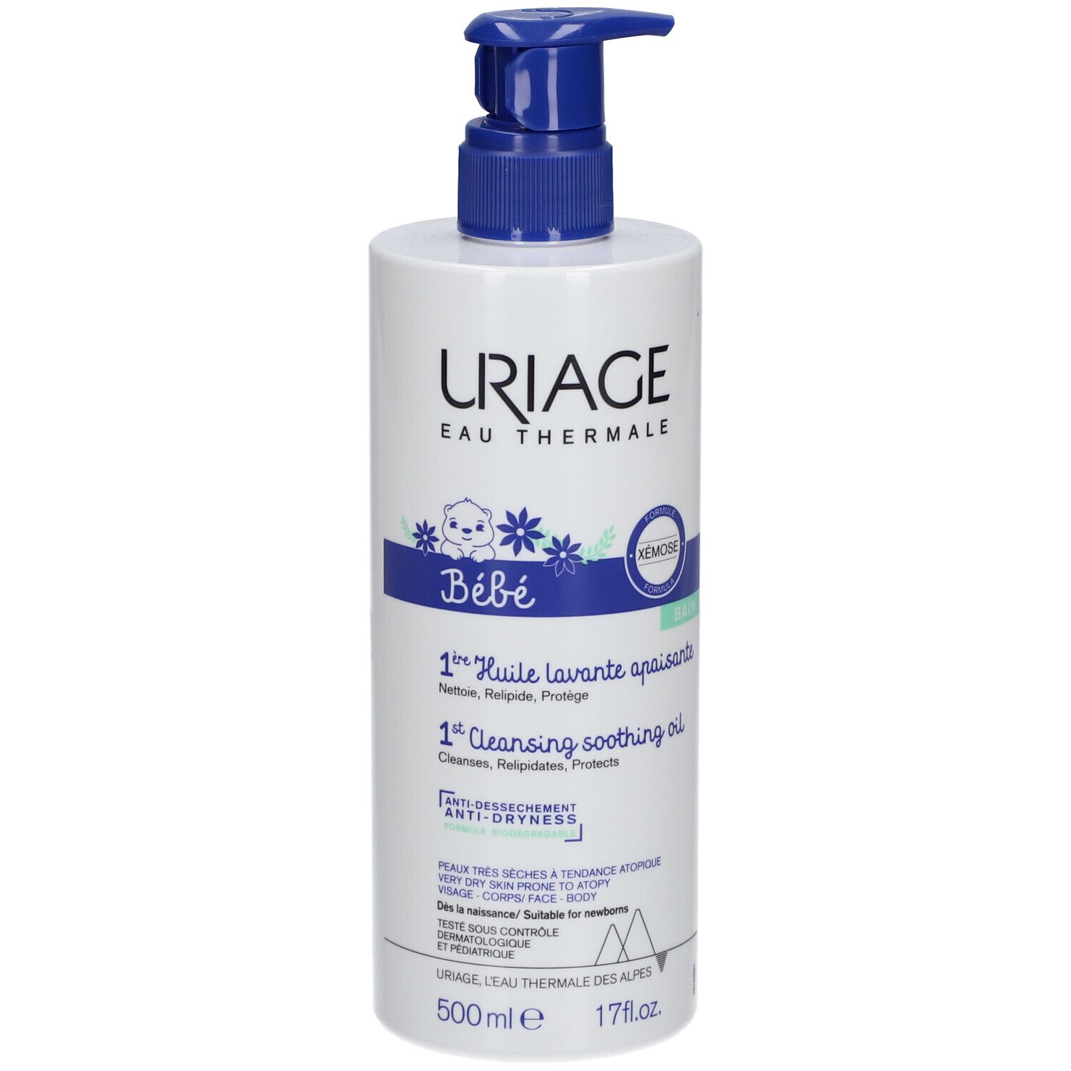 Uriage Baby 1ste Verzachtende Wasolie 500 ml Öl