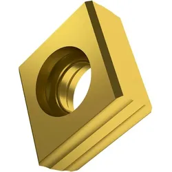 Pramet Wendeschneidplatte ISO CNHQ 1005AZTN:M8330 D.4,7mm PVD beschichtet Farbe Gold
