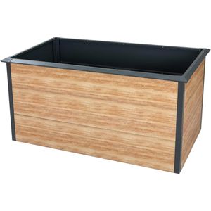 Westmann Hochbeet Primus-Multi L, aus Stahl, 150 x 75 x 77 cm, 866 Liter, natur/ anthrazit