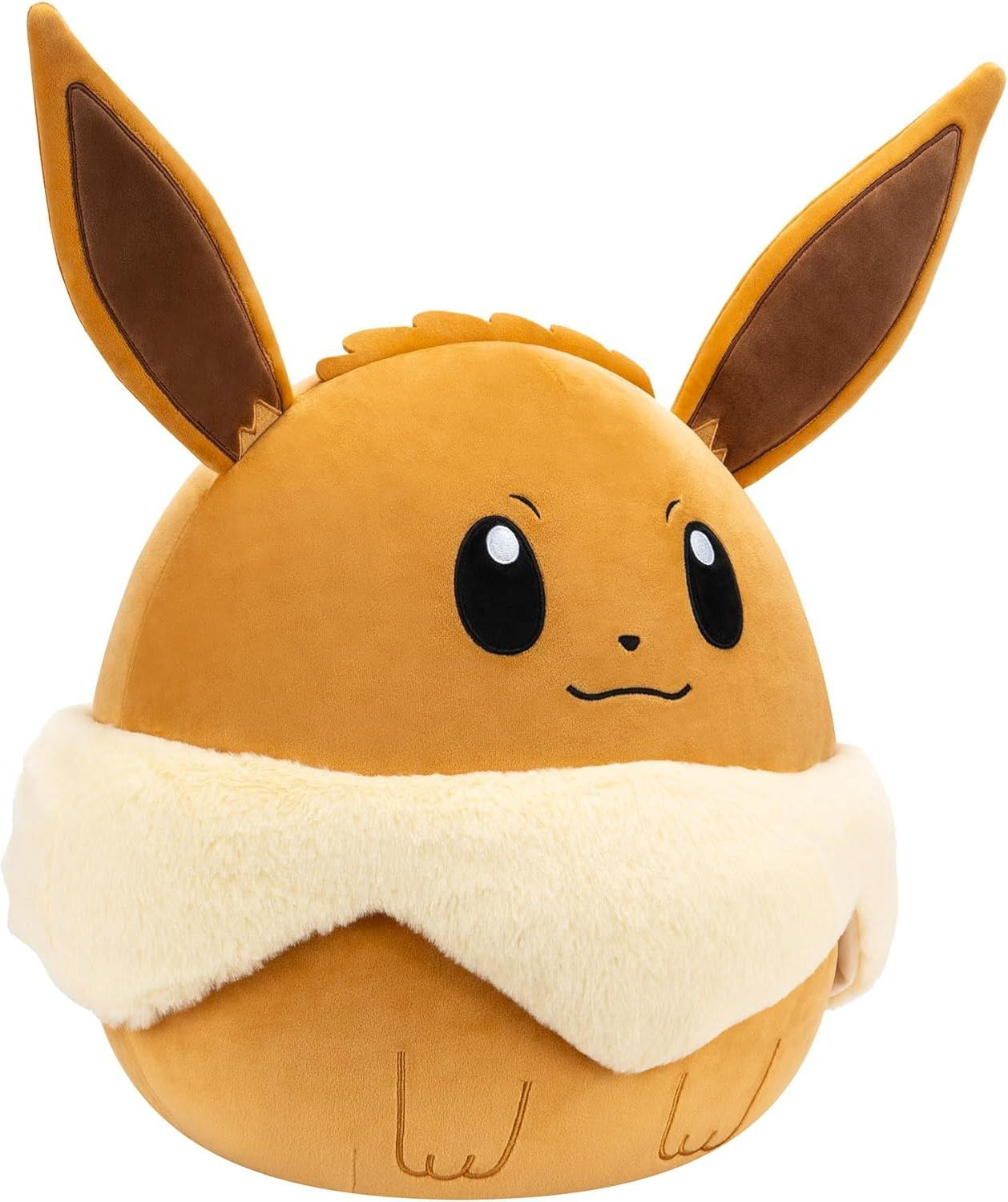 Squishmallows Pokémon Eevee Pluche Knuffel, 35 cm