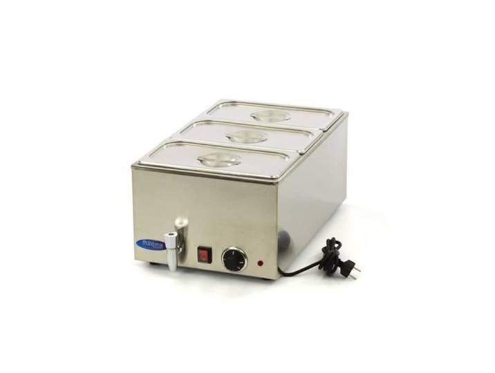Bain-marie - Avec Robinet - Incluant Un Ensemble De 3 Bacs Gn 1/3 - Électrique - Maxima