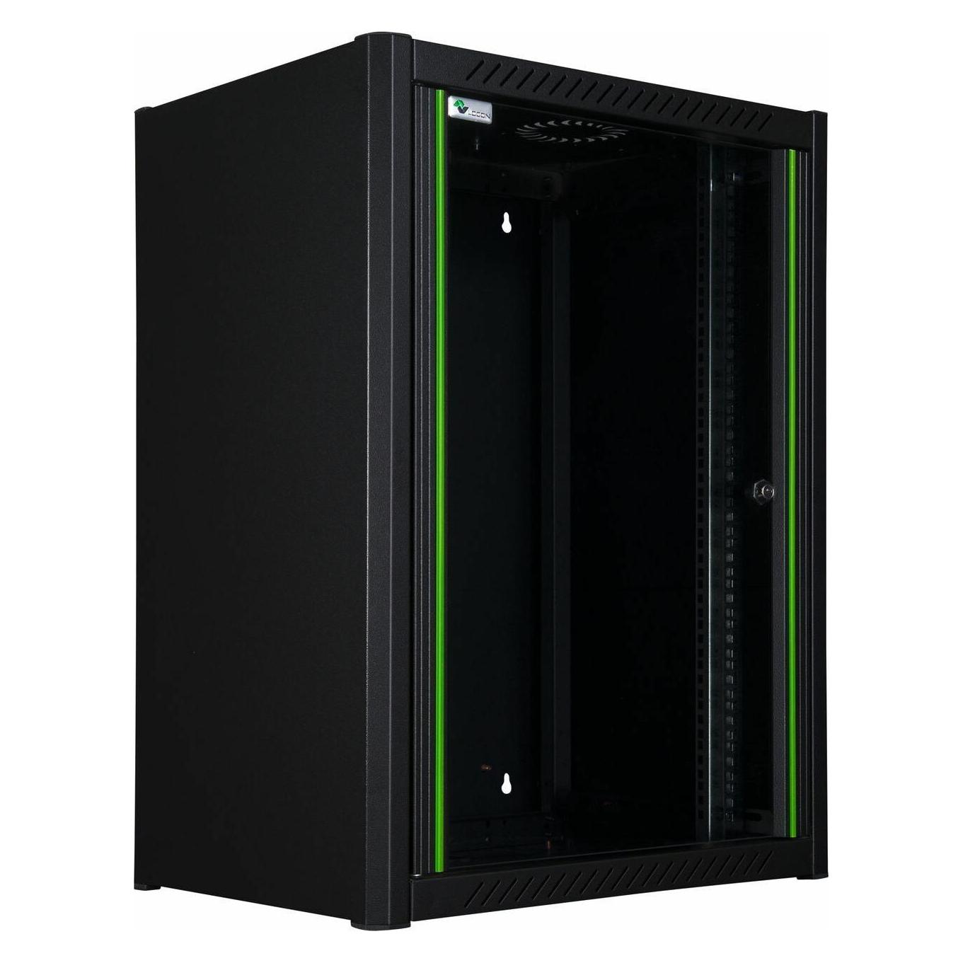 Logon 19" 16U W=600mm D=450mm (16 HE, 19 Zoll Rack) (RWM16U45BL)
