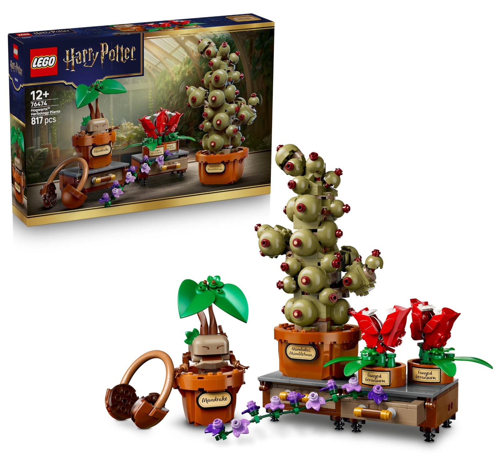 Lego Planten voor het uur van kruidenkunde op Zweinstein