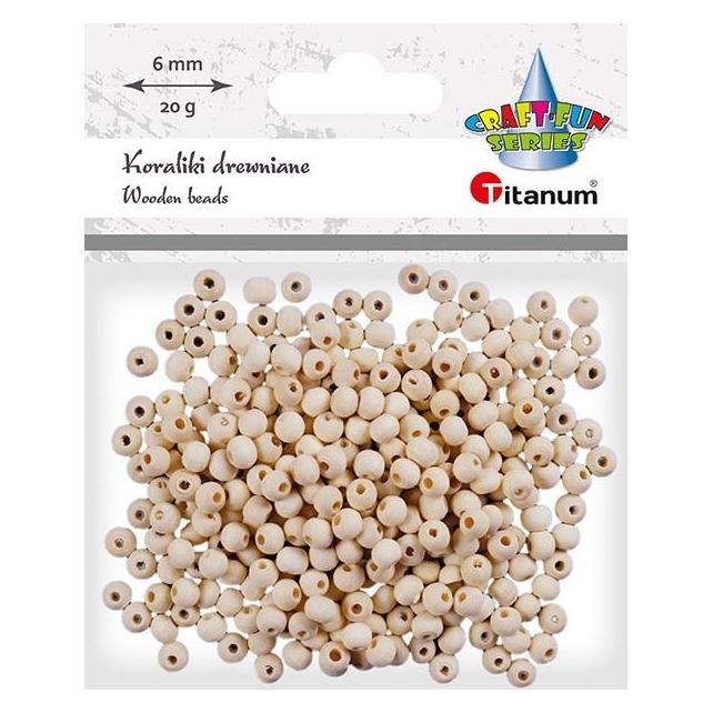 Titanum Runde Holzperlen 20g (47816308)