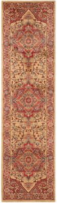 SAFAVIEH Mahal Reka Traditional Grandeur Red/ Natural Rug