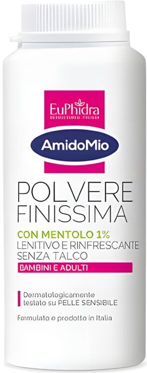EUPHIDRA Amidomio Polvere Finissima Con Mentolo 1 % 100 g