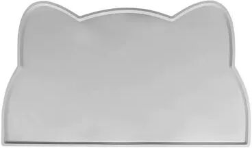 Multisell Products Hub Food Grade Silicone Pet Mat, Waterproof, Anti slip Pad For Cats & Dogs, Easy To Clean gray