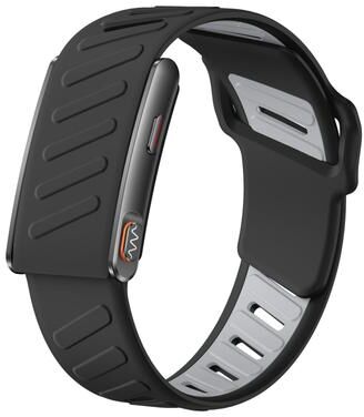Inspired Deals KR96 Pro Screenless Smart Bracelet With Health Monitoring Sports Fitness Band Bluetooth 5.3 black