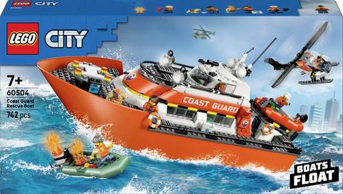 60504 LEGO CITY Rettungsboot der Küstenwache mit Hubschrauber (60504)