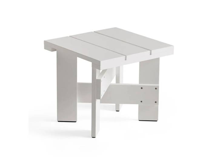 HAY Crate Low Table Tisch 45x45x40 cm Kiefernholz lackiert White