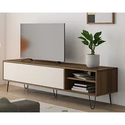 TemaHome »Aero« TV-Schrank Walnuss mit Beige