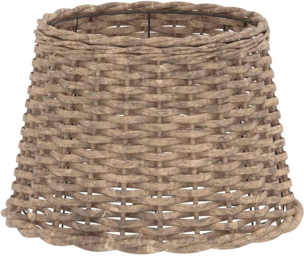 vidaXL Abat-jour marron Ø40x26 cm osier