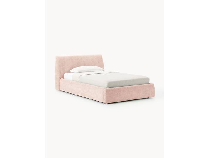 Gepolstertes Einzelbett Cloud mit Stauraum