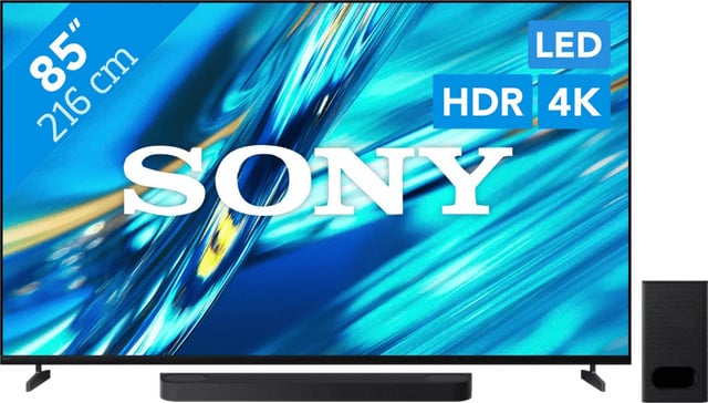 Sony Bravia 3 II Led TV 85 inch en Sony Bravia Theatre Bar 6 Zwart