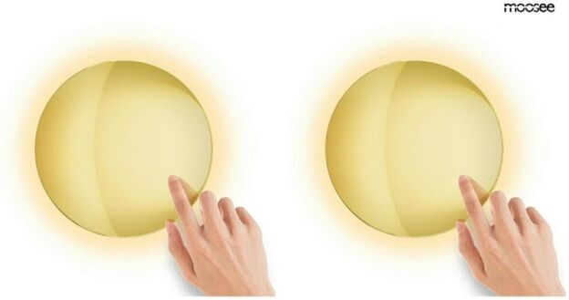 Moosee Zestaw 2 Lamp Ściennych Shadow Sun 25 Złoty