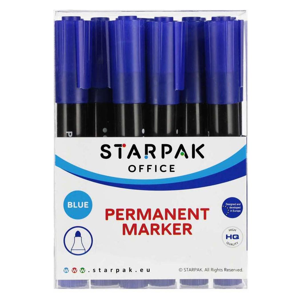 Permanentmarker rund blau, 12 Stk. (12x) (60308231)