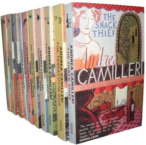Picador Andrea Camilleri Inspector Montalbano Mysteries 10 Books Collection Set Series 1