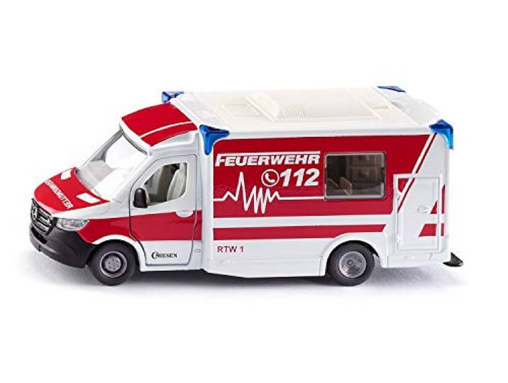 Siku 2115 Mercedes-Benz Rettungswagen, 1:50, Rot/Weiß