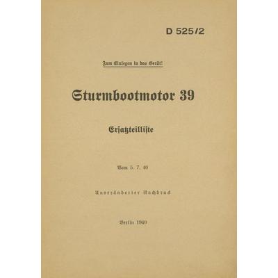 D 525/2 Sturmbootmotor 39 - Ersatzteilliste, Taschenbuch von , BoD – Books on Demand, 978-3-7534-6071-0