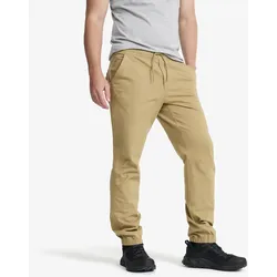 Oak Twill Stretch Joggers Herren Kelp Beige, Größe:XL - Outdoor-jeans - Beige