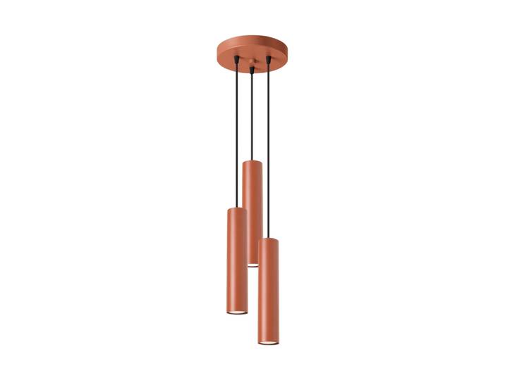 Design Pendellampe „Lagos III“ 3-flammig Olivgrün Sollux Lighting