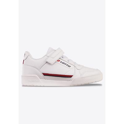 Sneaker LOTTO, Mädchen, Gr. 31, rot (weiß, rot), Synthetik, Schuhe Sneaker, - vielseitig zu kombinieren