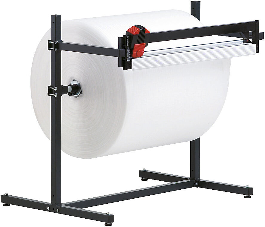 Abrollständer für Folie, Papier, Wellpappe, für Rollenbreite 1600 mm, feststehend, H 1165 mm, ab 10 Stk ROCHOLZ