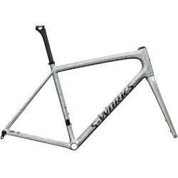 Specialized S-Works Aethos 2 Rahmenset Gloss Silver Blurred Impasto/Black Pearl