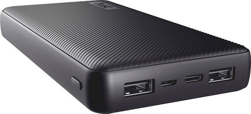 Trust Powerbank 20000 mAh Li-Ion Micro USB Schwarz Outdoor