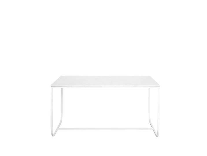 Asplund Table à manger Tati marbre carrara, 140, support white