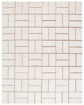 SAFAVIEH Hand-Woven Casablanca Hardine Shag Wool Rug