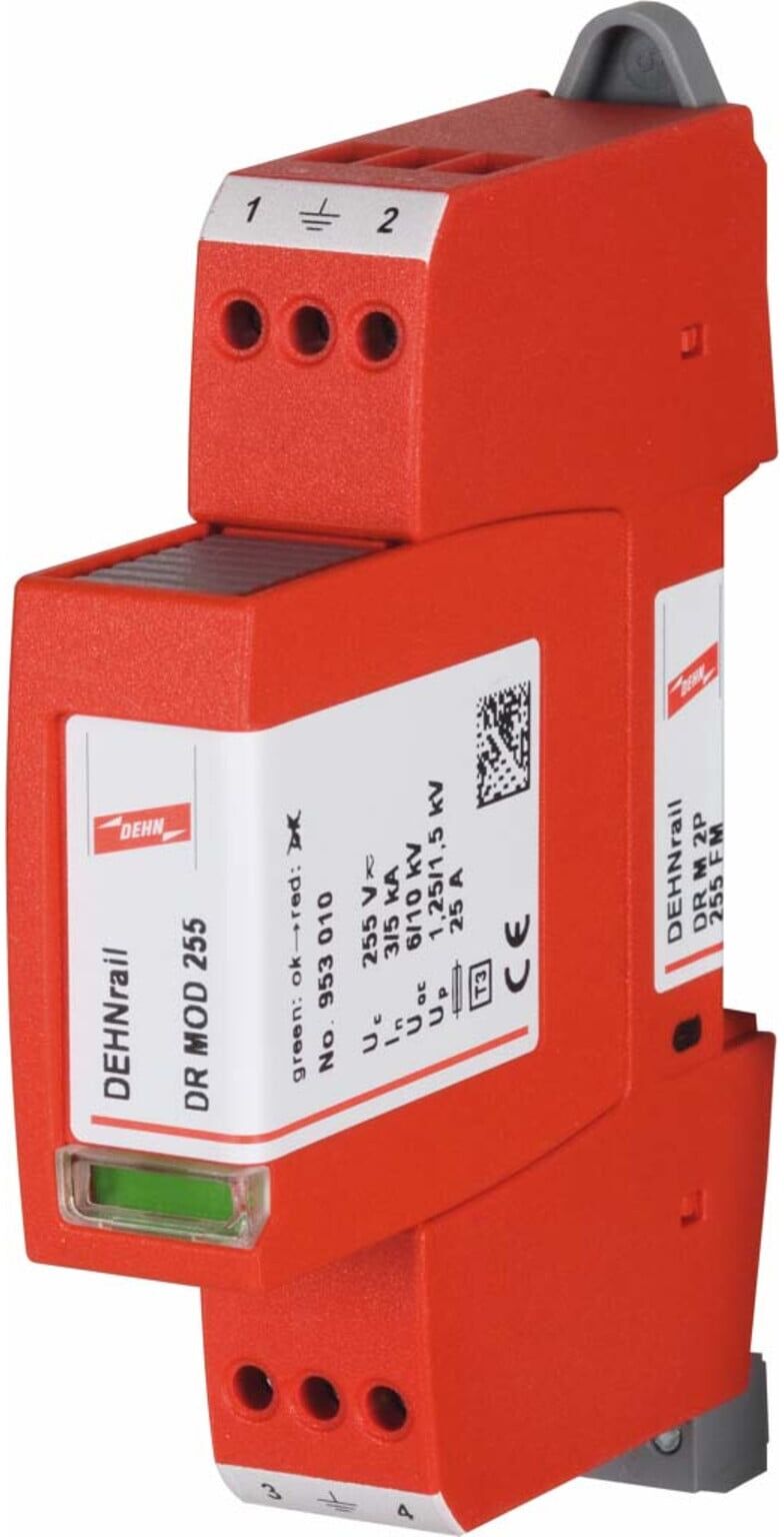 DEHN ÜS-Ableiter DEHNrail DR M 2P 255 FM ; Dehn & Söhne (953205)