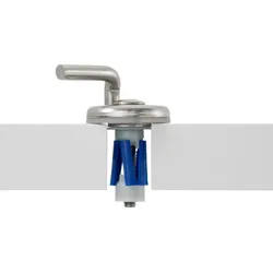 Hamberger Steckscharnier BVO-Spreizdübel D1302H Edelstahl, Drehpunkt