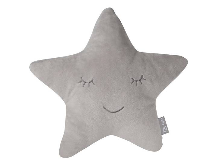 Roba Kuschel- UND Dekokissen Stern grau, Grau, Textil, 32x8 cm, Baby- und Kindermöbel, Babyzimmer, Kinderzimmer Deko