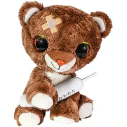 Lumo Stars Plüschtier - Brauner Bär mit Spritze, 15cm (15 cm)