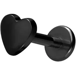 Titan Labret mit Innengewinde HERZ