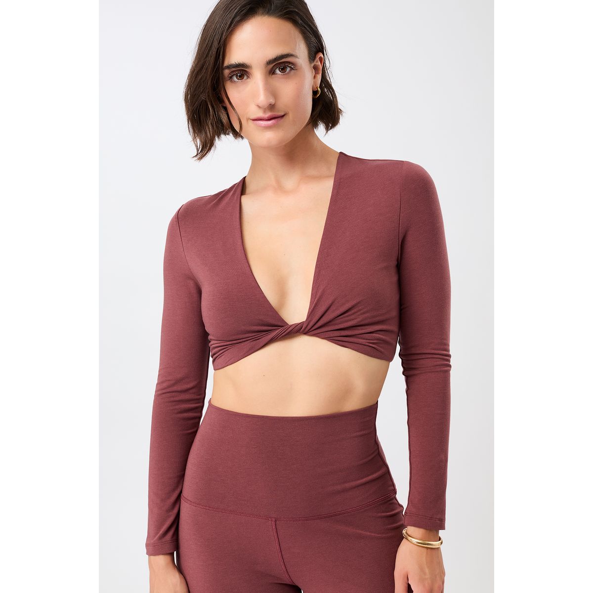Mandala Support Top Longsleeve rosewood M SH09JE99-Support-Top-Longsleeve-rosewood-M