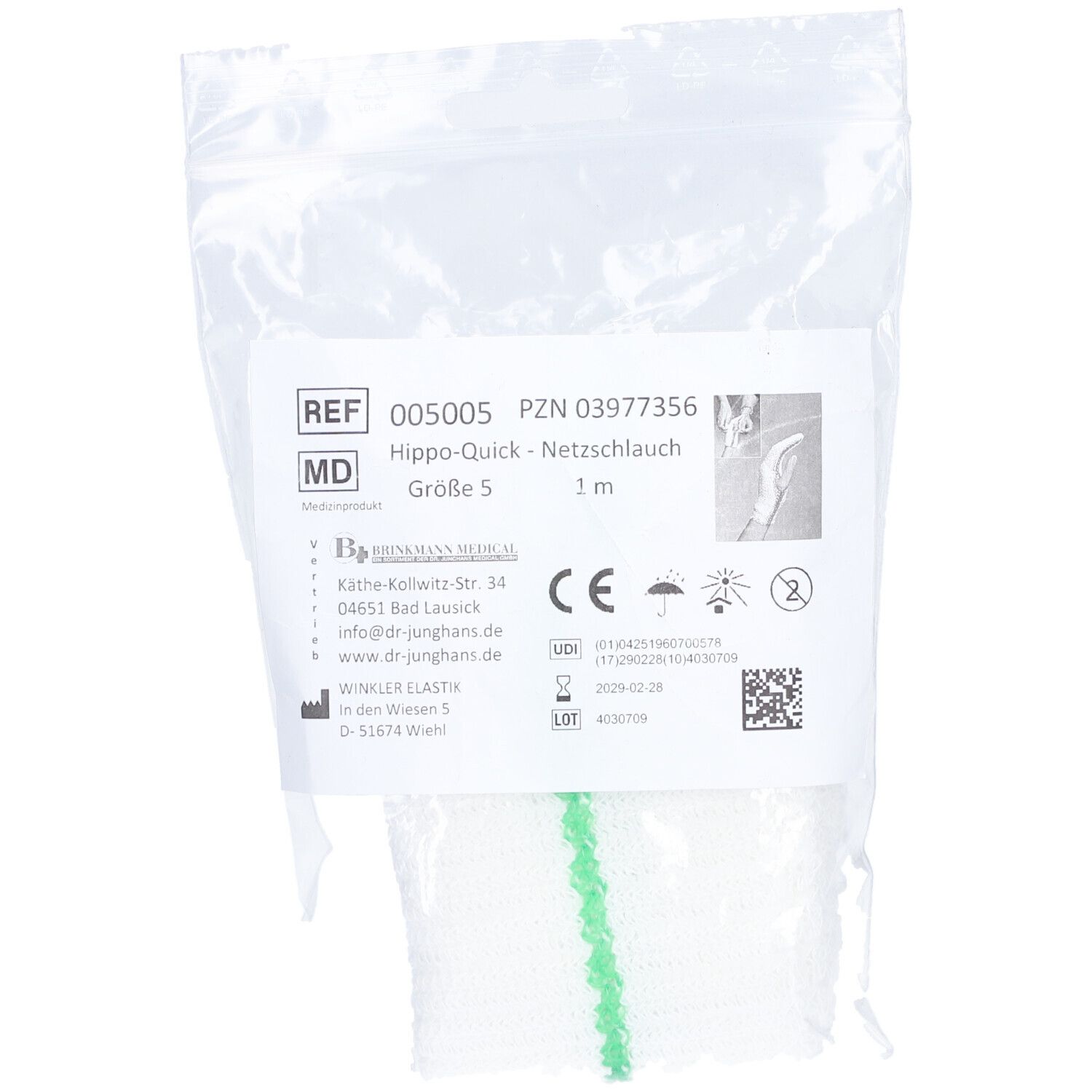 Hippoquick Gr.5 Rumpfverband 1x1 m Verband