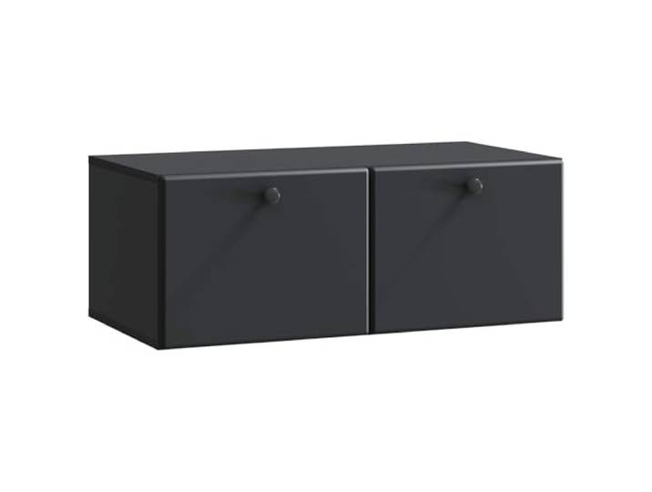 LMTYOENFG TV Schrank Wandmontiert 78,5x41x30cm Lowboard Hängend Schwarz Schwebendes Medienboard für Wohnzimmer oder Schlafzimmer schafft Bodenfreiheit und geordneten Stauraum.