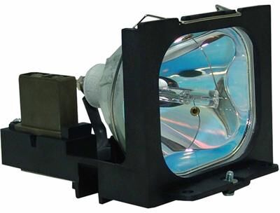 Jaspertronics™ Original Lamp & Housing for the Toshiba TLP-400 Projector - 1 Year Warranty