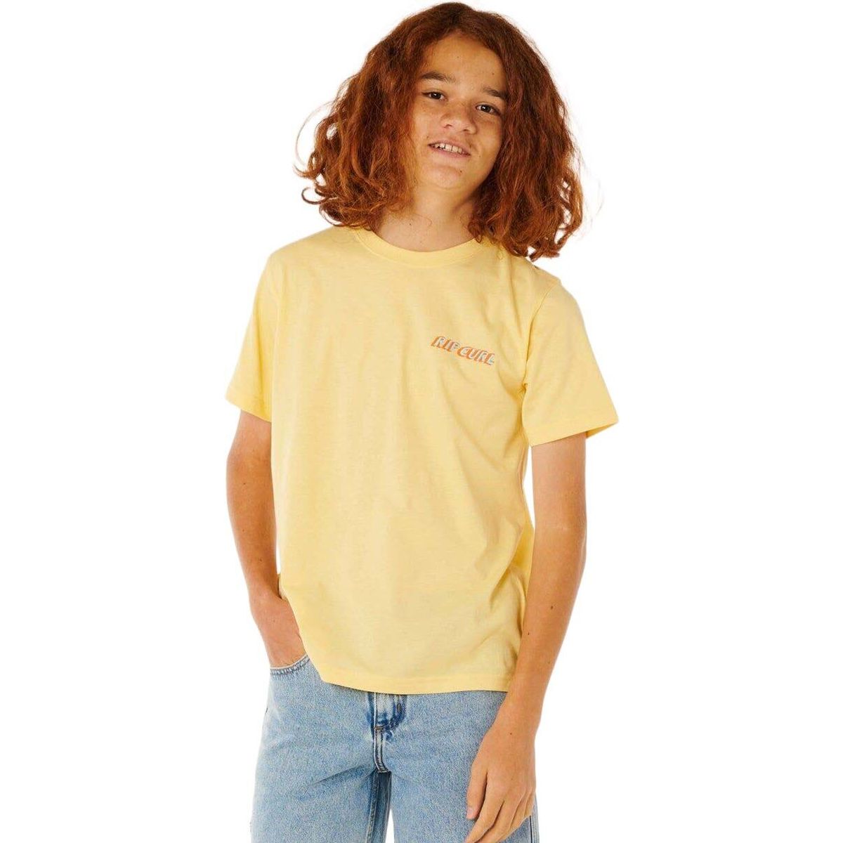 RipCurl Eternal Shred Logo Tee-boy sunlight (2823) 10 13OBTE-2823-10