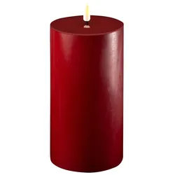 Stumpenkerze LED bordeaux 10 x 20cm