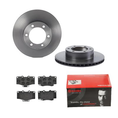BREMBO Bremsensatz, Scheibenbremse Bremsensatz-Vorderachse COATED DISC LINE / STANDARD ijdtidgzp2 Vorderachse innenbelüftet 319mm 22mm für GREAT WALL